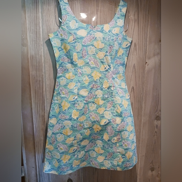 Moka Sport Seashell Seaside print summer beach dress size Small - Picture 5 of 5